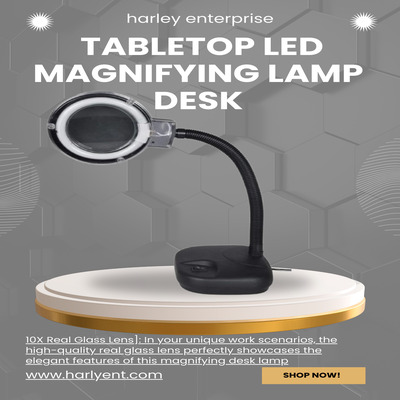 TABLETOP LED MAGNIFYING LAMP DESK